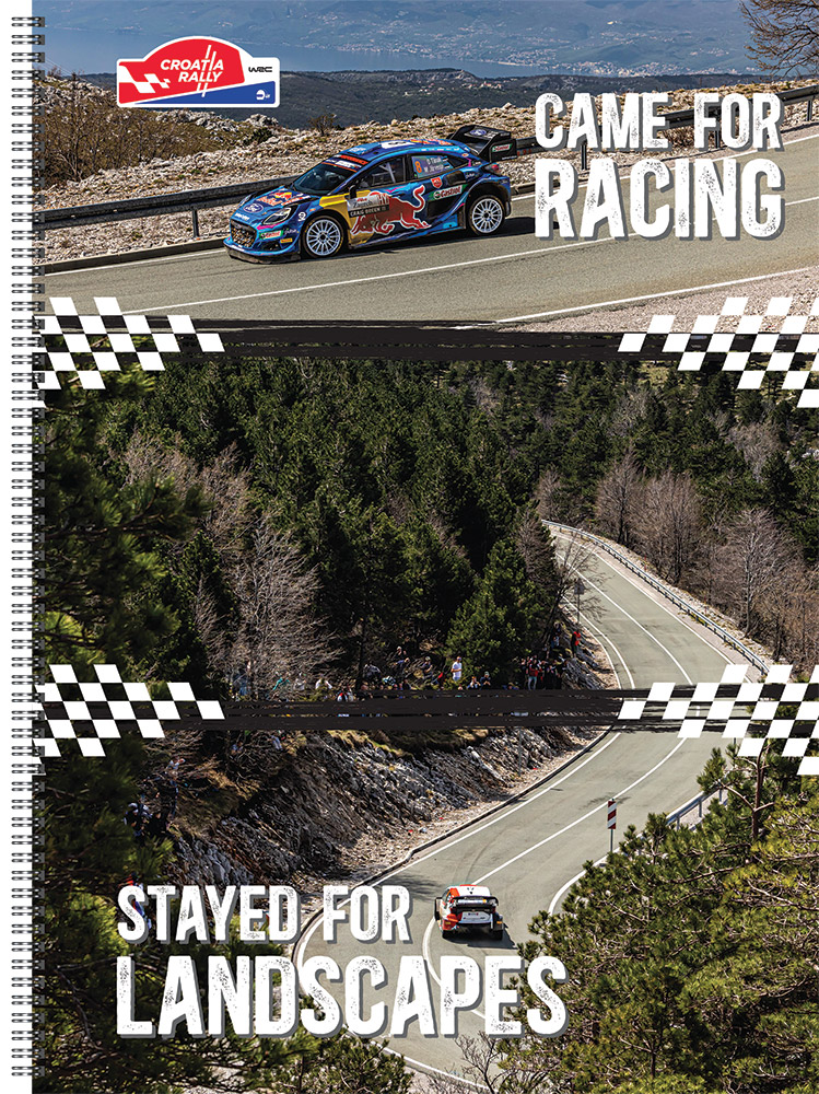 242860-EC Bilježnica spiralna A4/K 50L WRC Croatia Rally P60 NETTO