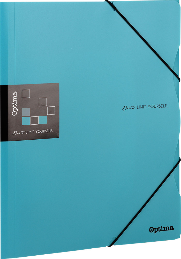 242974-EC Fascikl pvc s gumicom A4 OPTIMA Office petrolej 120363 P20/120