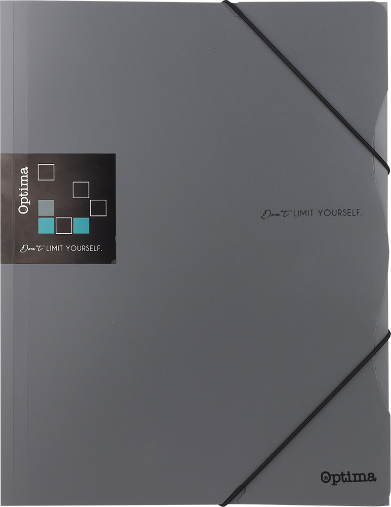 242975-EC Fascikl pvc s gumicom A4 OPTIMA Office siva 120395 P20/120