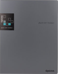 Mapa prospekt pvc dspl.20 OPTIMA Office siva 120398 P1/24/96