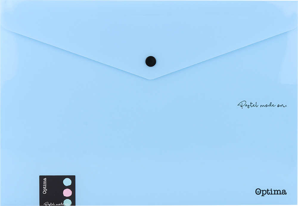 242980-EC Mapa s drukerom A4 OPTIMA Pastel sort.boje 120382 P12/480