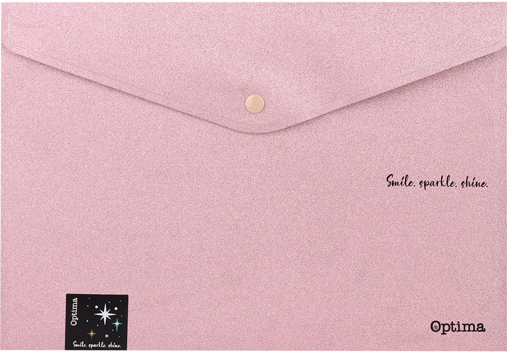 242983-EC Mapa s drukerom A4 OPTIMA Glitter sort.boje 120373 P12/240