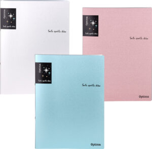 Mapa prospekt A4-16mm 2R OPTIMA Glitter sort.boje 120378 P24/72