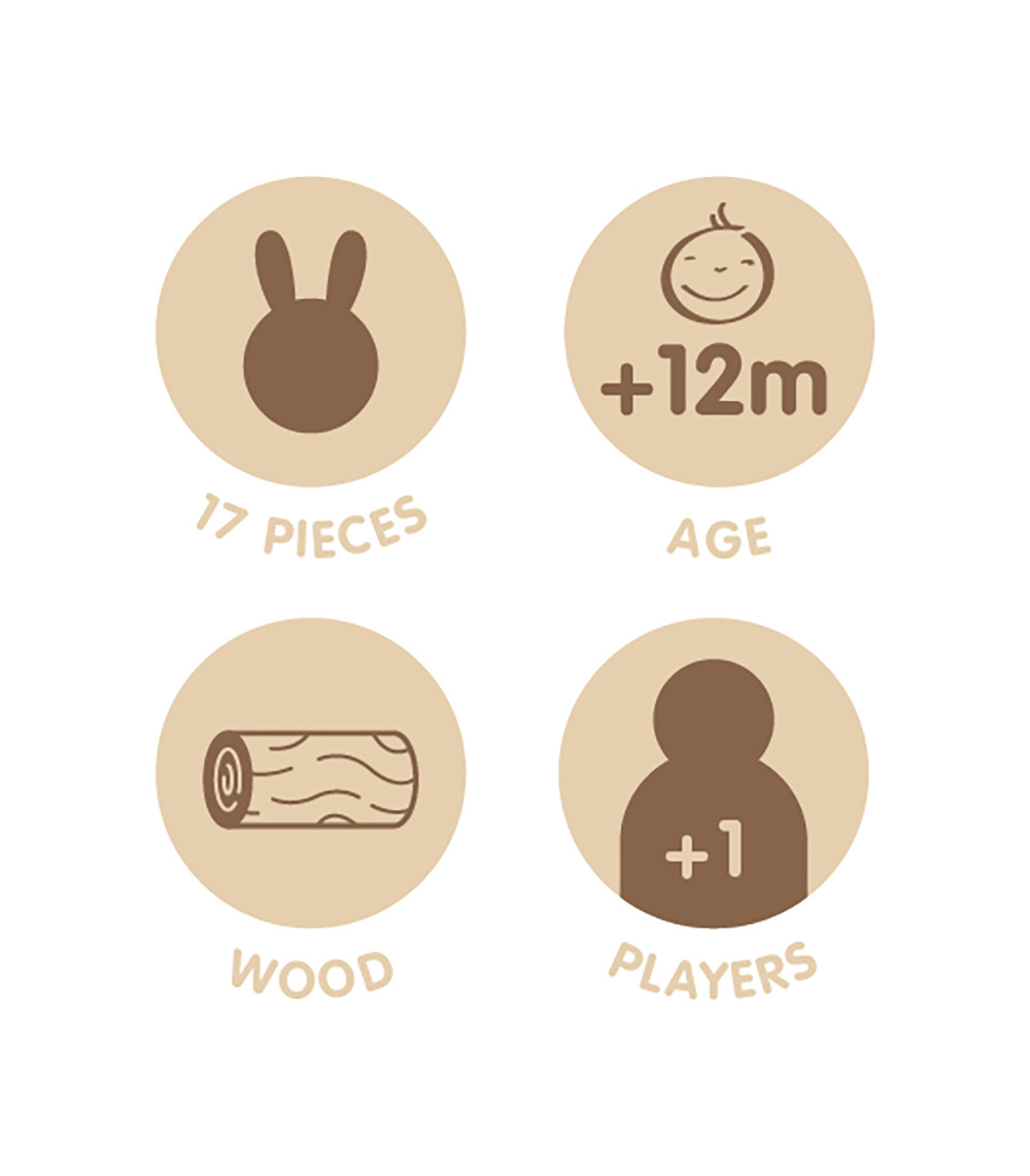 243135-EC Igra edukativna drvena slagalica MILAN RABBIT/ZEKO P6