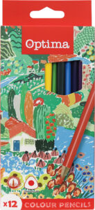 243342-EC Boje drvene 12/1 trokutaste OPTIMA 100081 P12/144