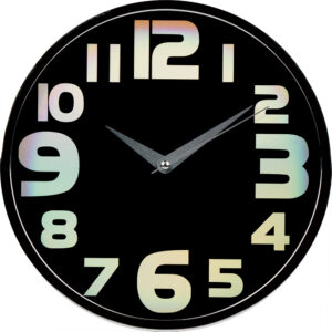 243432-EC Sat zidni Borneo crni 25,4 cm P25