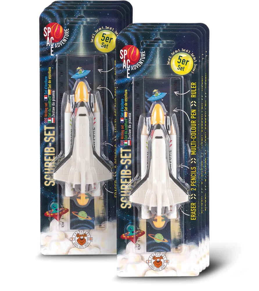 243505-EC Set šk.pribor 5/1 SPACE ADVENTURE P10/120 NETTO