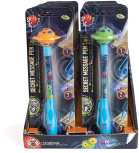 243507-EC Flomaster za tajne poruke s UV svjetlom i ol. kem SPACE ADVENTUR P12/48 NETTO