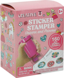243537-EC Set za igranje CREATIVE žig sa naljepnicama Unicorn&Princess 778065 P24