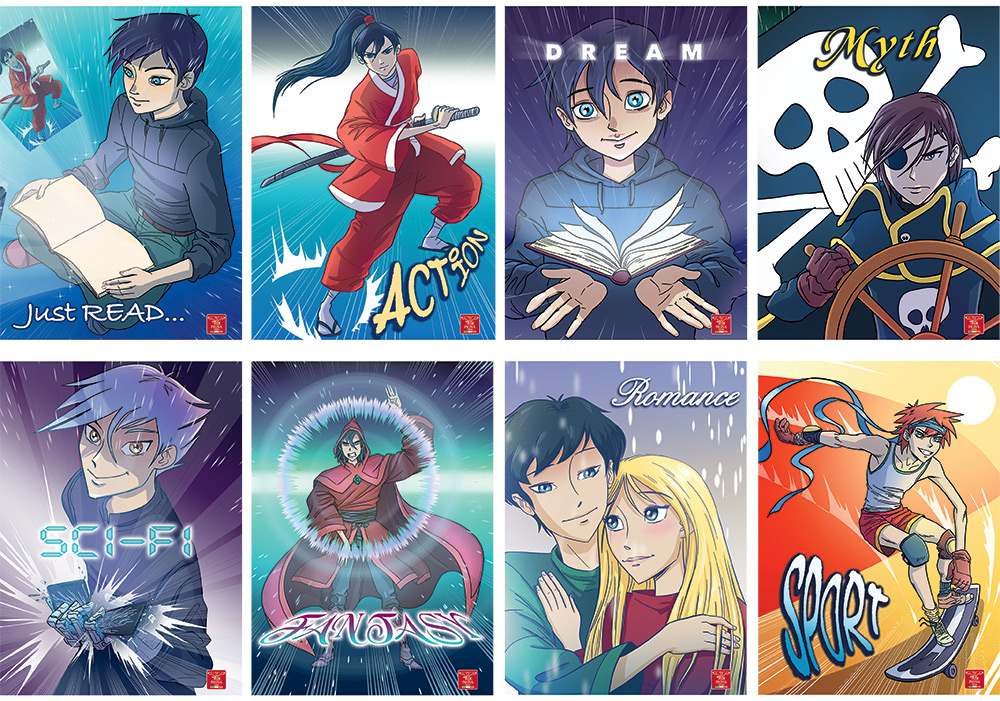 243561-EC Bilježnica A4/D Pigna Manga P10/60