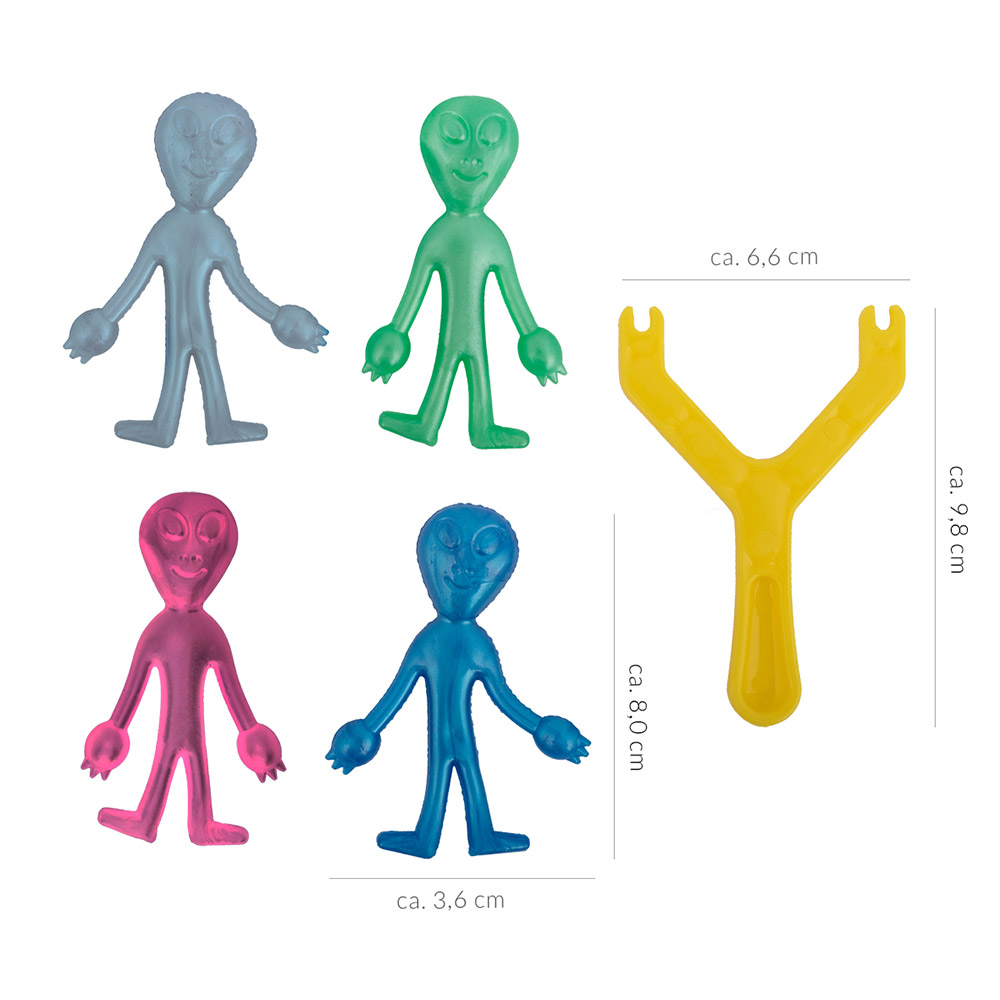 243631-EC Praćka za ljepljive vanzemaljce SPACE ADVENTURE set 3-djela, sort P12/144 NETTO