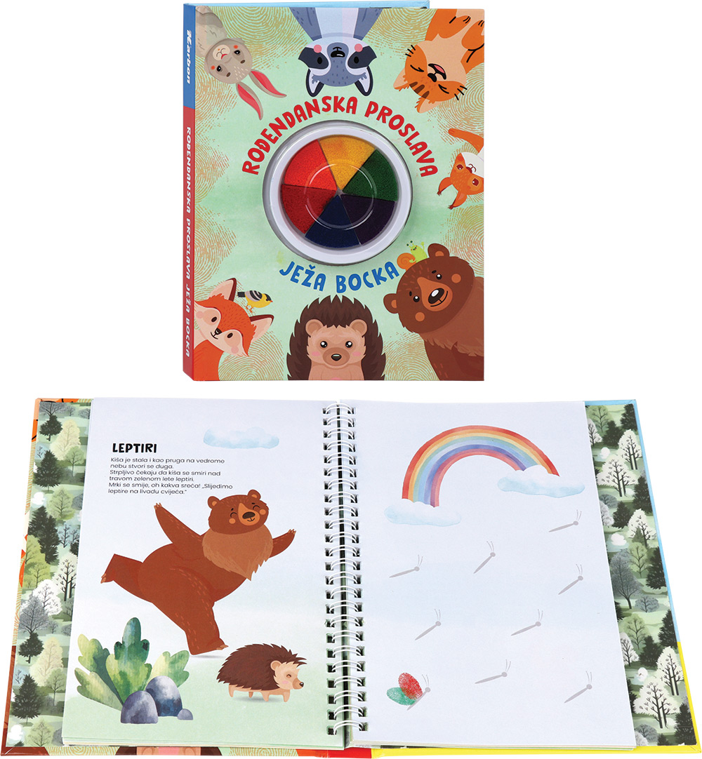 243774-EC Bojanka za djecu sa naljepnicama Slikanje prstima Karbon 16,4x21,6cm,32 lis P10