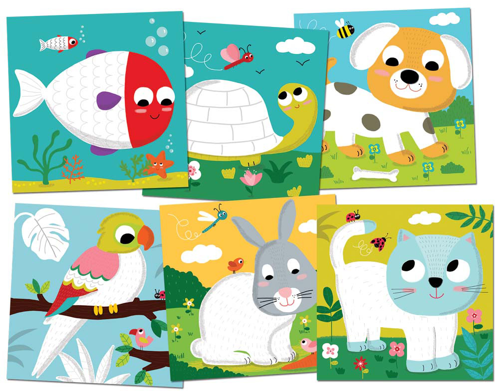 244514-EC Kreativni set slikanje prstima CREALIGN Kućni ljubimci P5