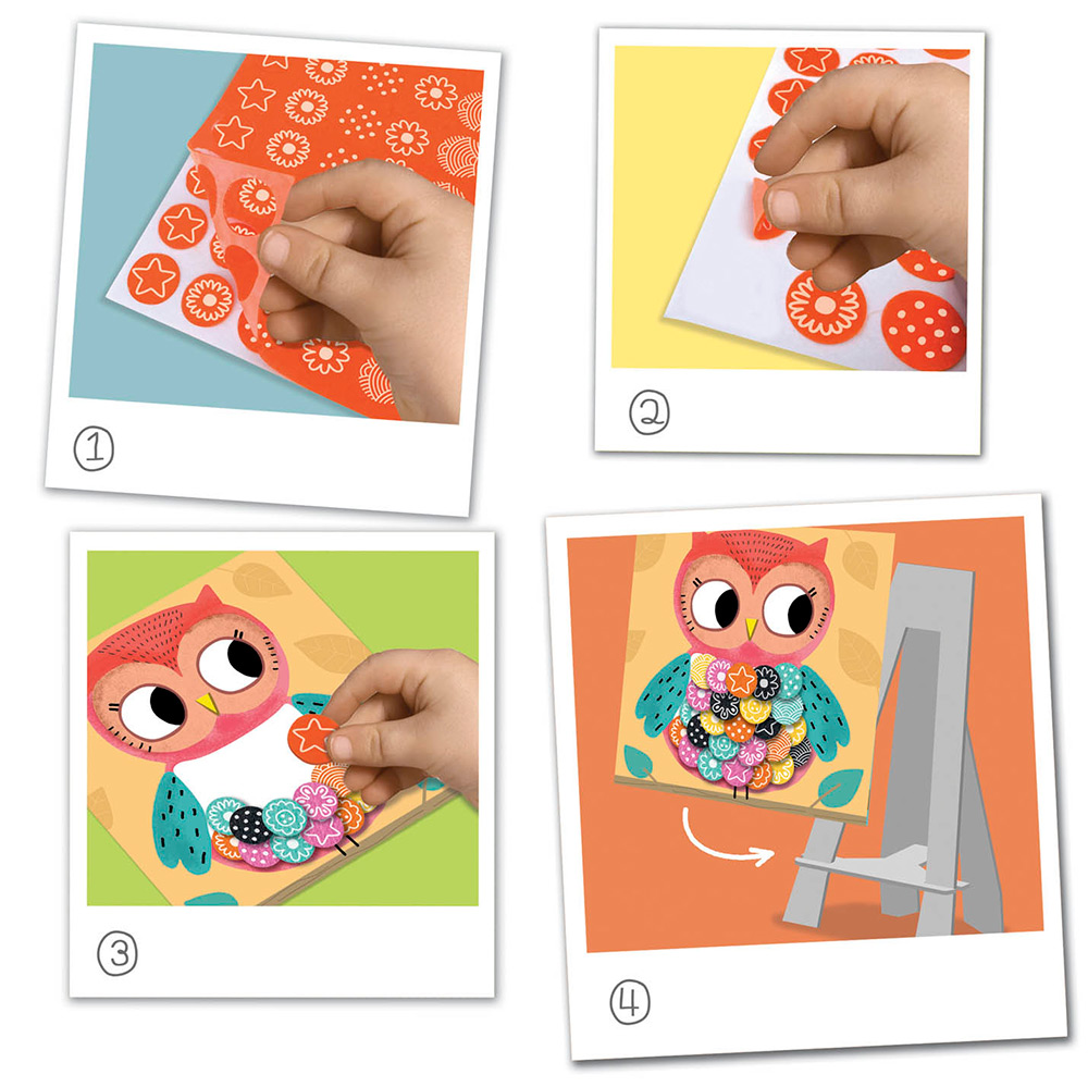 244516-EC Kreativni set filc za slike CREALIGN Životinje na polju P5