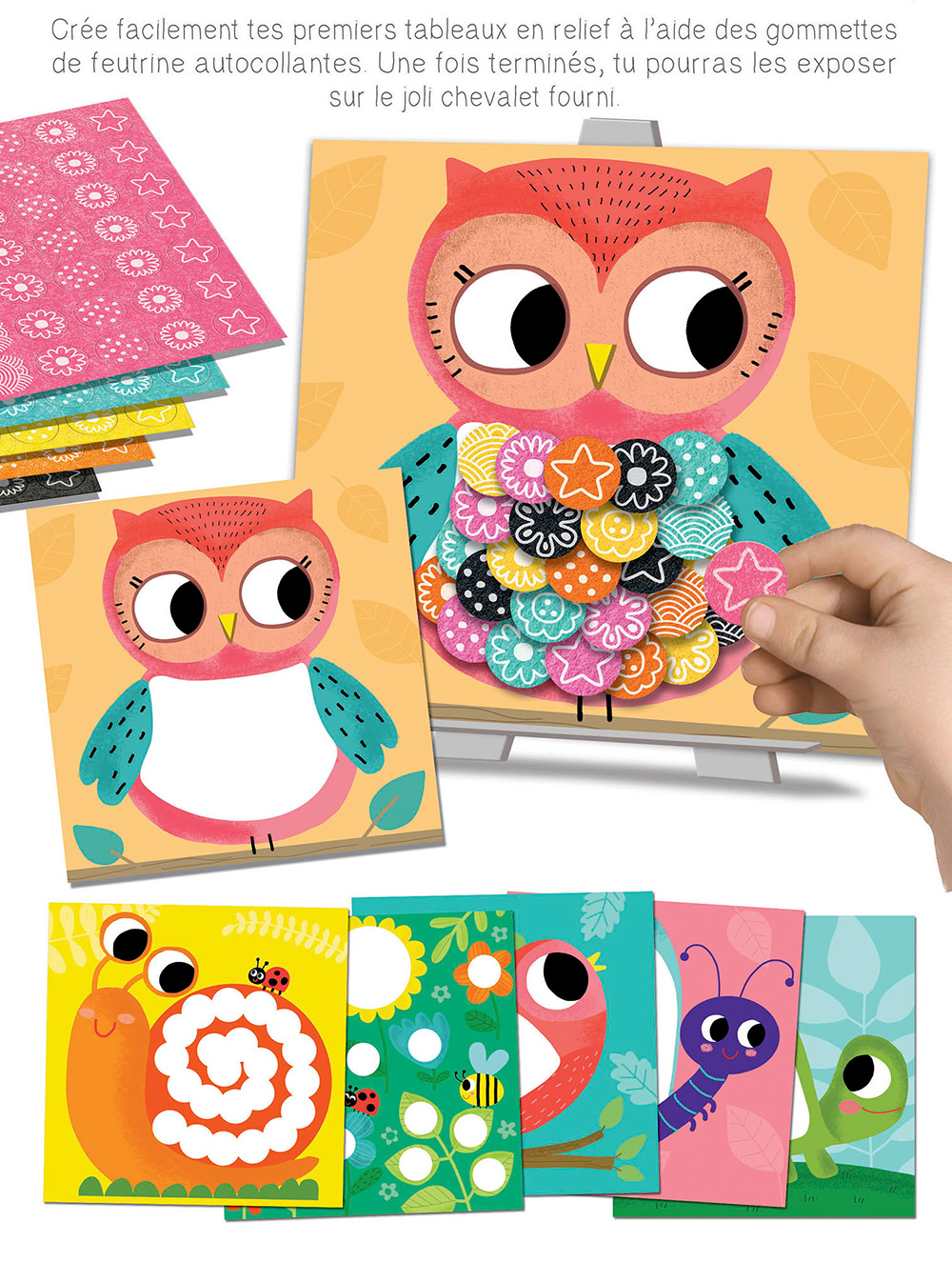 244516-EC Kreativni set filc za slike CREALIGN Životinje na polju P5