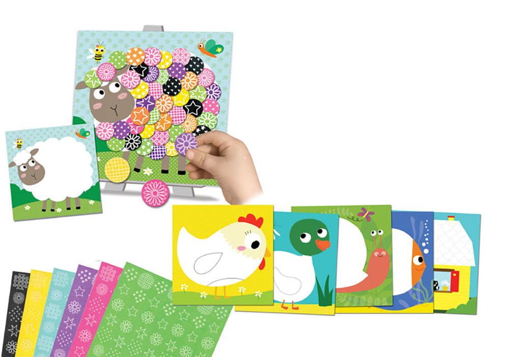 244517-EC Kreativni set filc za slike CREALIGN Životinje na farmi P5