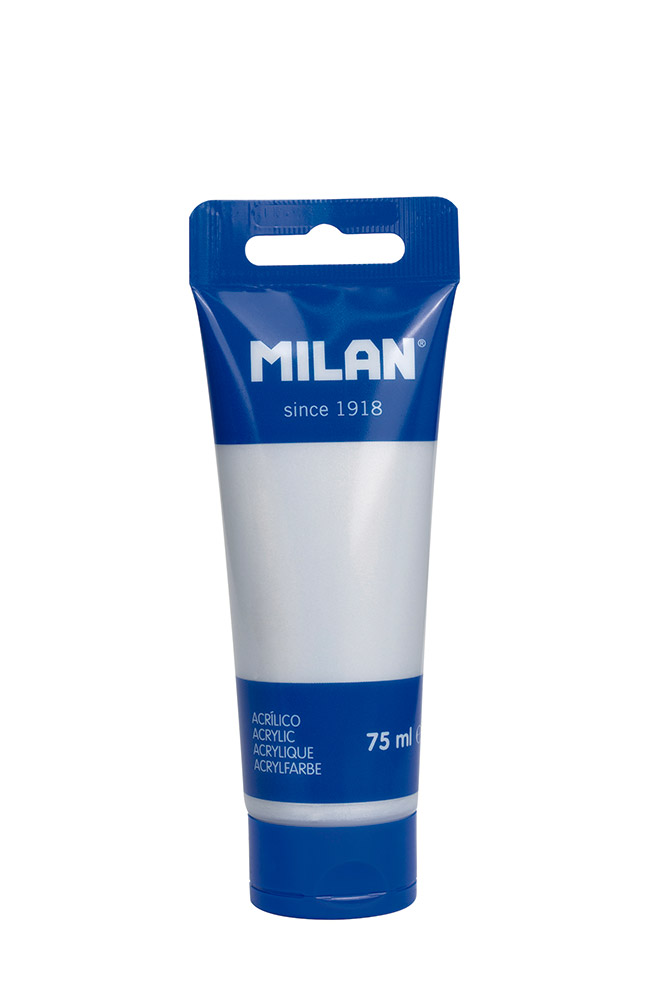 244549-EC Akrilna boja MILAN srebrna 75ml tuba P1/6