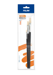 244558-EC Kist MILAN akrilne/uljane boje 3/1 (br.2-8-12) serija 501 drv.drška P10/200