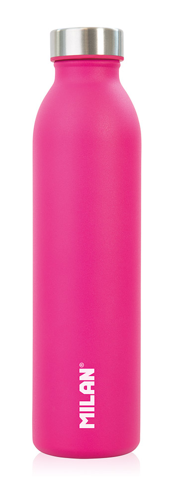 244615-EC Boca za vodu MILAN Acid 590ml, isotermalna, nehrđajući čelik roza P12