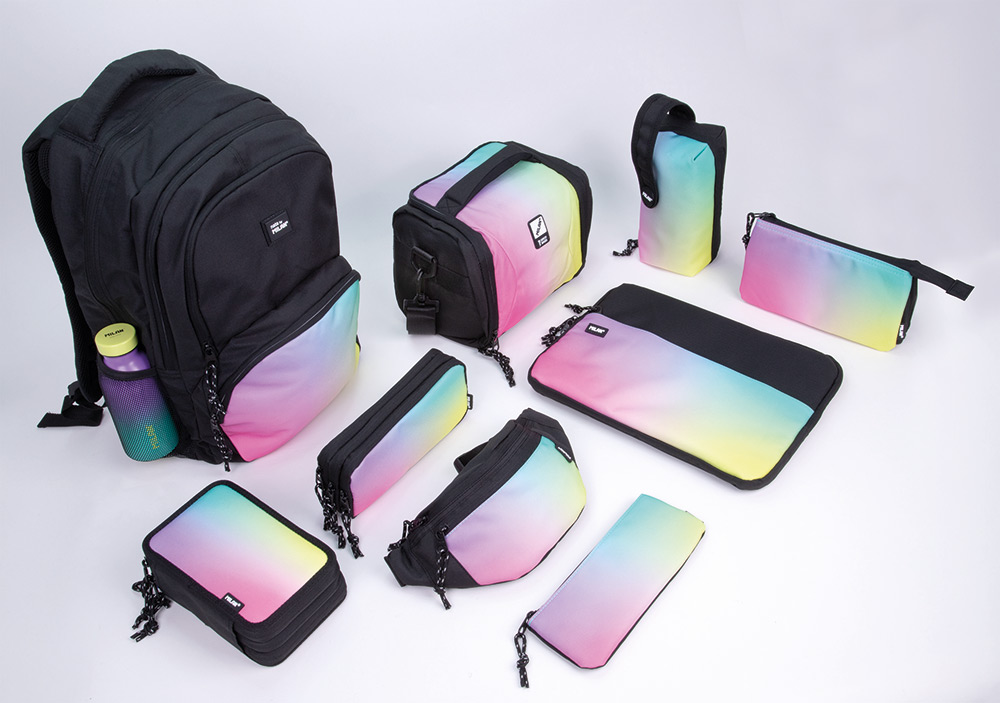 244620-EC Pernica vrećica plosnata MILAN Sunset, crna P80