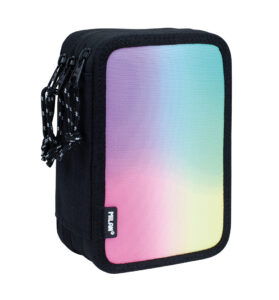 Pernica trostruka sa priborom MILAN Sunset serija, black and pink P12