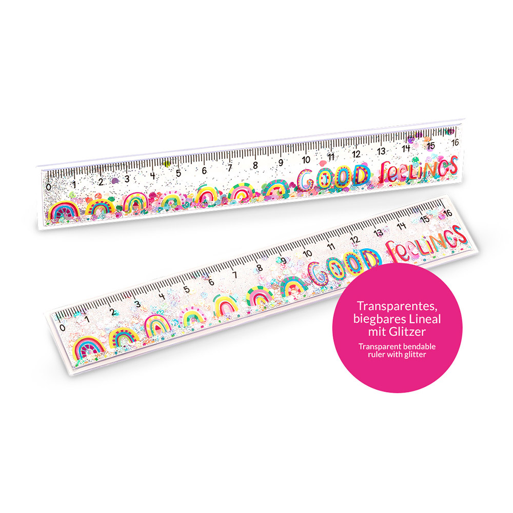 244739-EC Ravnalo 16cm sa šljokicama GOOD FEELINGS P21/756 NETTO