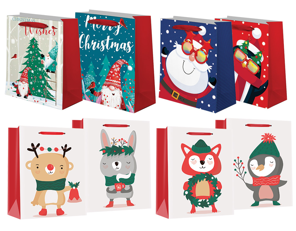 244840-EC Vrećica M božićna sjaj sort 18x23x10 71220 P12/240