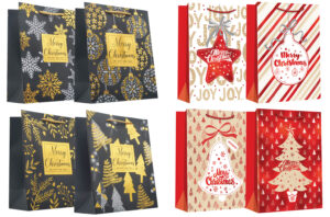 244992-EC Vrećica M exclusive Božić hot stamp folija 18x23x10 71654 P12/240