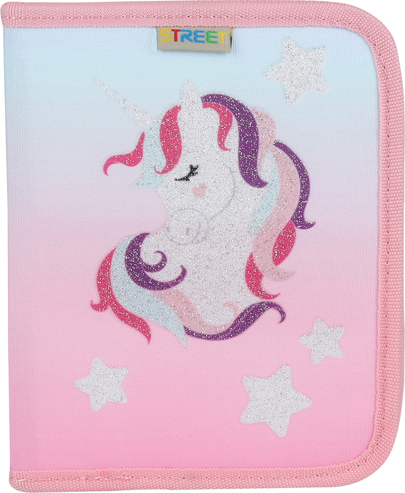 245037-EC Pernica jednostruka 2 preklopa BIG Street GLITTERCORN sa priborom P36