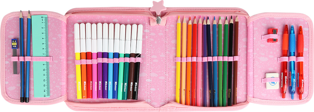 245037-EC Pernica jednostruka 2 preklopa BIG Street GLITTERCORN sa priborom P36