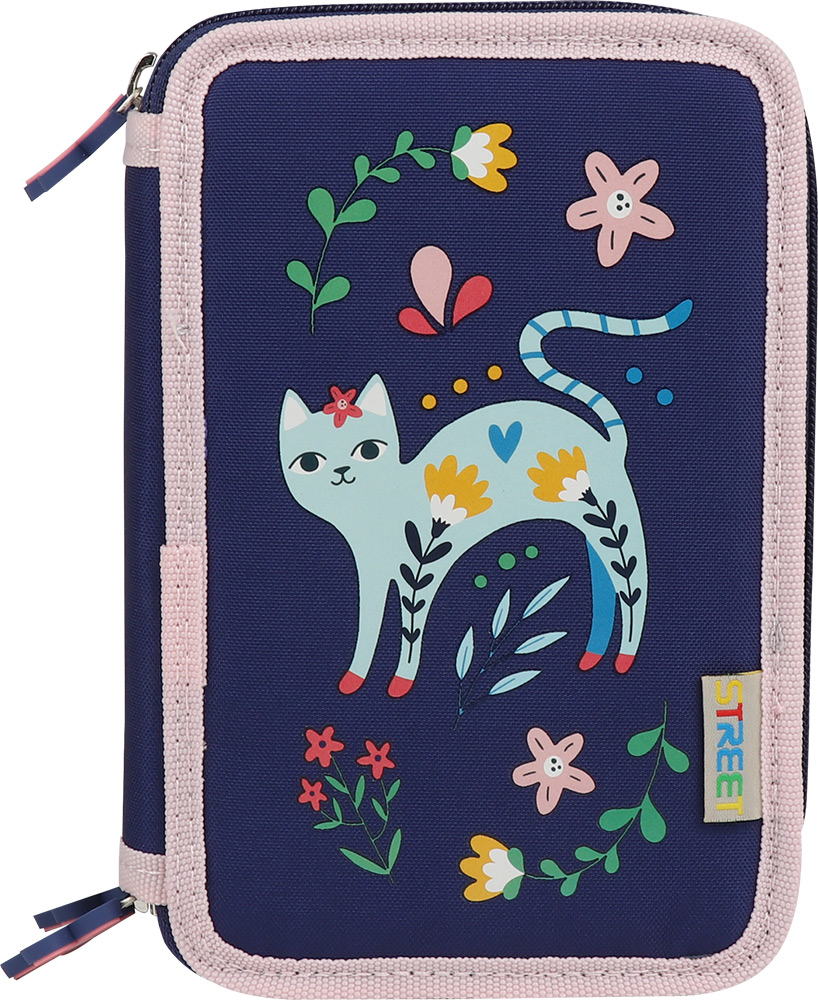 245061-EC Pernica trostruka Street FLOWER SOUL sa priborom P36