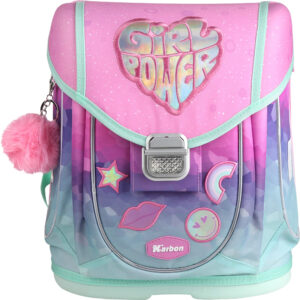 Prvoškolska torba A Girl's World Karbon