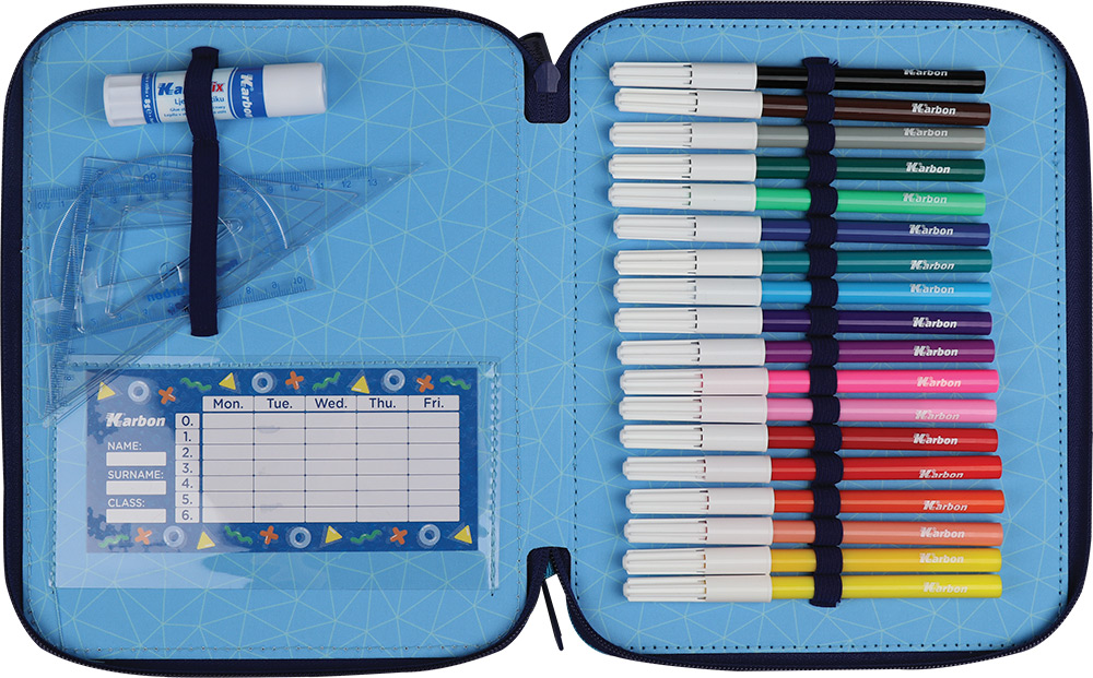 245114-EC Pernica dvostruka BIG Karbon SUPER HERO sa priborom P40