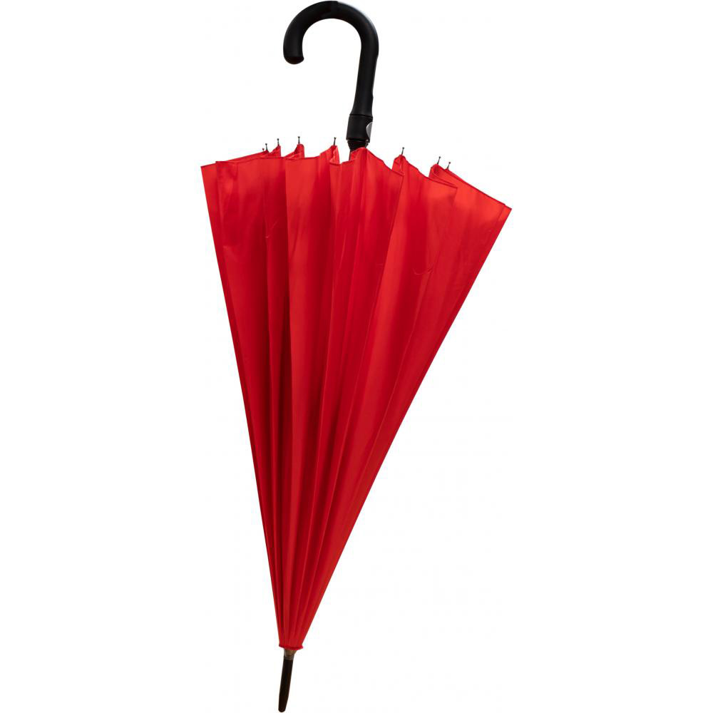 245202-EC Kišobran Astar Black 16-panelni  crveni  PVC drška, aut. P12/48