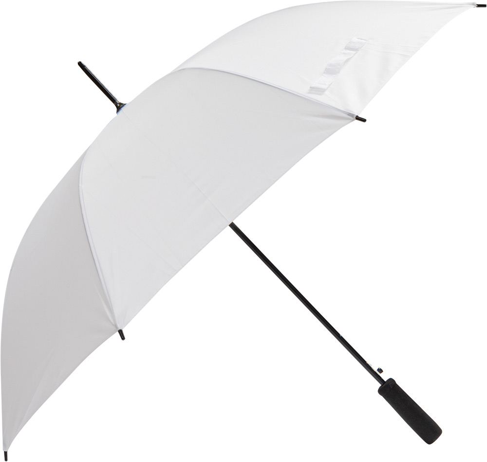 245265-EC Kišobran Morana 8628701 bijeli pjenasta ravna drška, aut. P12/60