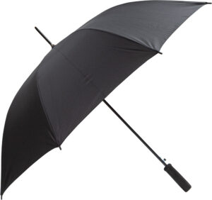 245266-EC Kišobran Morana 8628702 crni pjenasta ravna drška, aut. P12/60