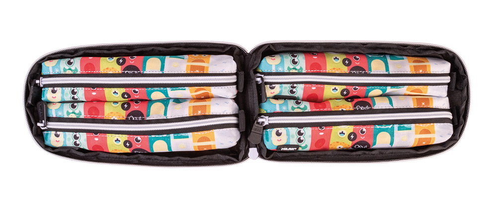 245313-EC Pernica četverostruka sa priborom MILAN Aliens P12