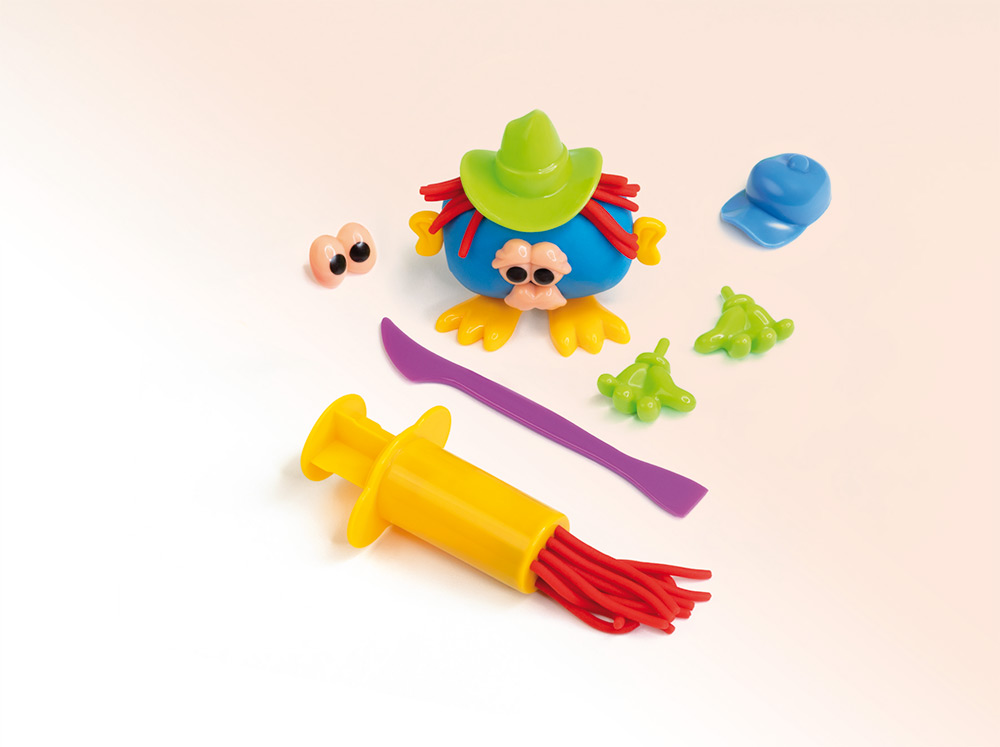 245319-EC Plastelin MILAN Soft Dough Funny faces 4 boje x 116g P6