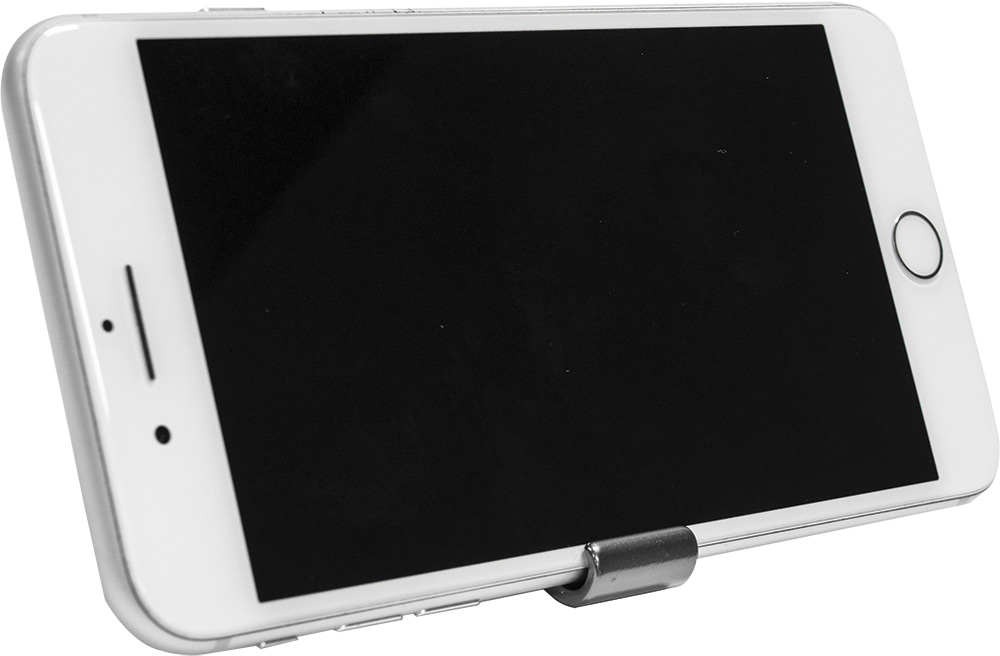 245583-EC Otvarač za boce Tom , držač za mobitel na privjesku srebrni