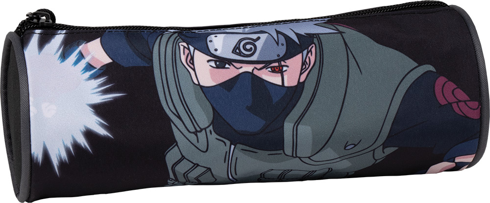 245639-EC Pernica vrećica okrugla NARUTO crna 22x8x8cm P6/48