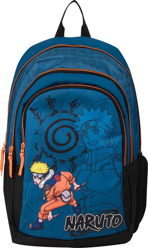 245640-EC Ruksak NARUTO plavi 3 zipa 32x44x20 cm P6