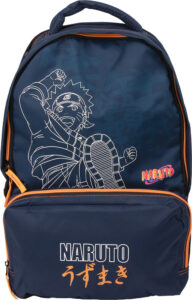 Ruksak 2 zipa Naruto tamno plavi