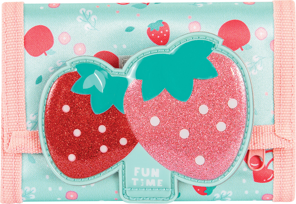 245729-EC Novčanik dječji TIGER FAMILY Fun Time Strawberry Love P24