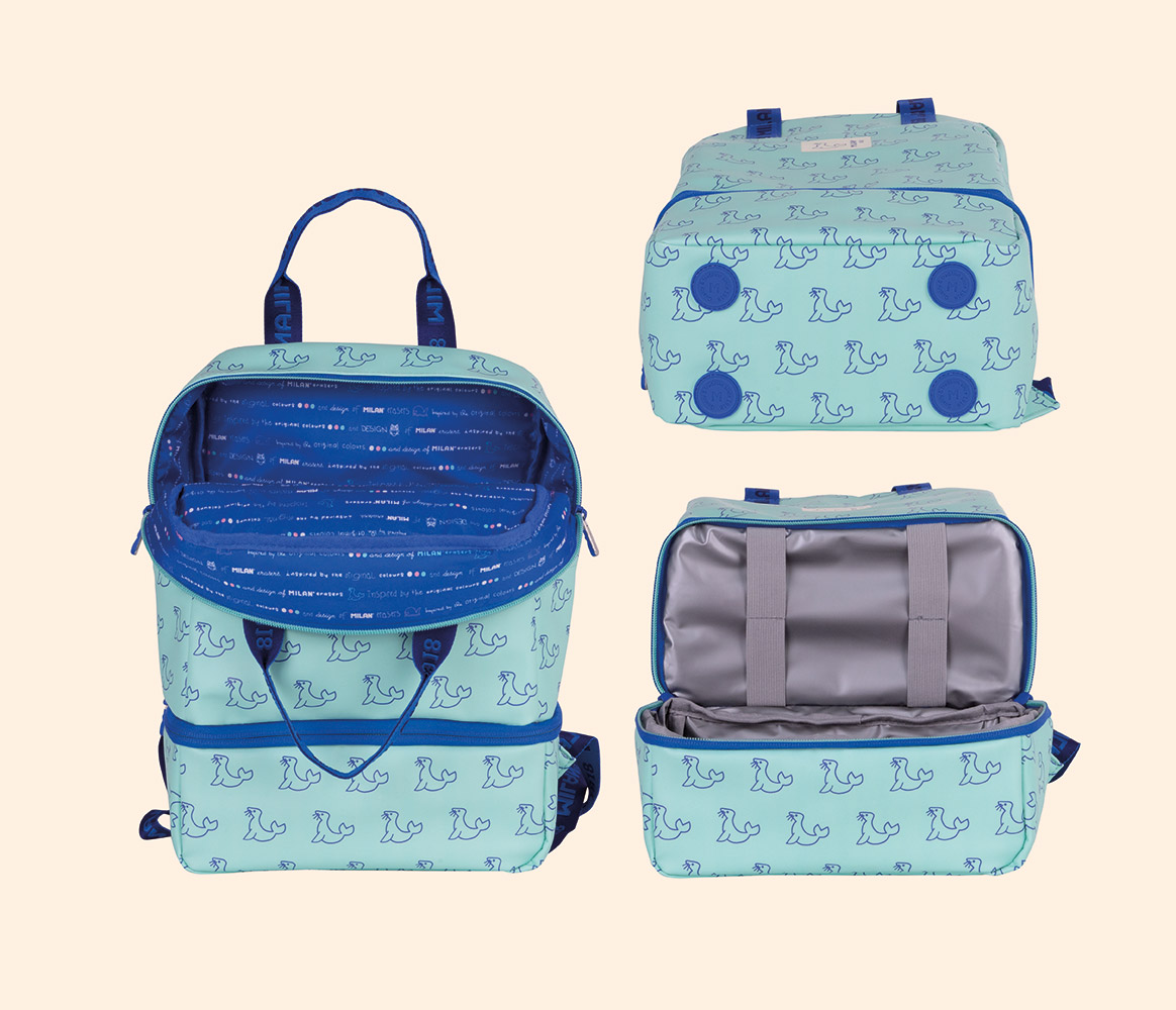 245909-EC Ruksak MILAN vrtićki 13,5L s izotermalnim pretincem 2L 460 since 1918 zelena P5