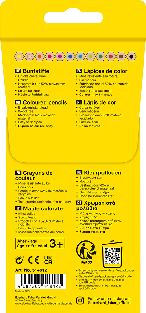 246286-EC Boje bezdrvene 12/1 EBERHARD FABER Colori karton bls P10/100