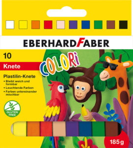 246293-EC Plastelin EBERHARD FABER Colori 10 boja P10/60
