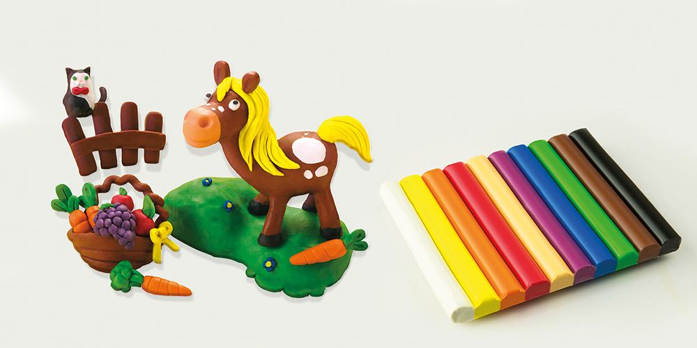 246293-EC Plastelin EBERHARD FABER Colori 10 boja P10/60