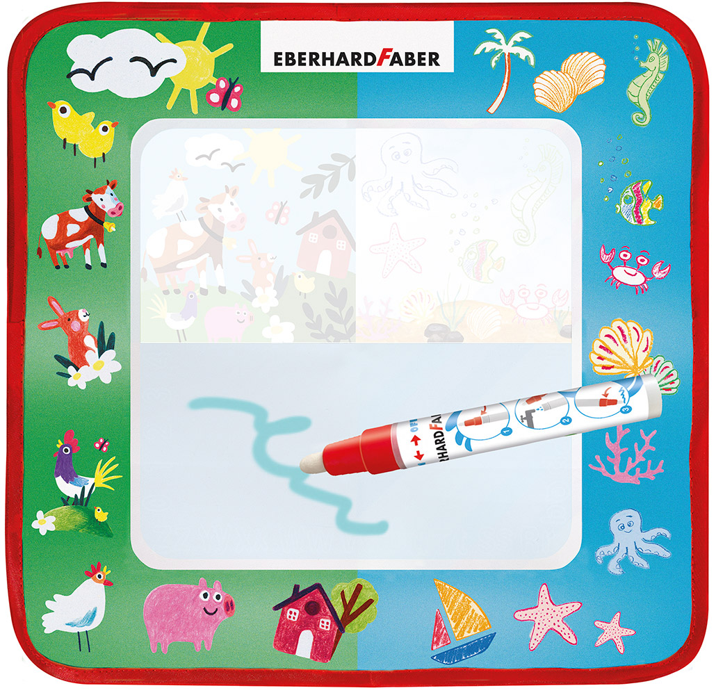 246303-EC Bojanka za bojenje vodom + aqua olovka EBERHARD FABER s motivima P3/24