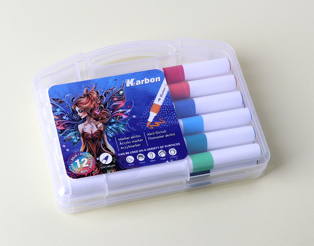 246324-EC Marker akrilni KARBON vrh kao kist 12/1 P24/96