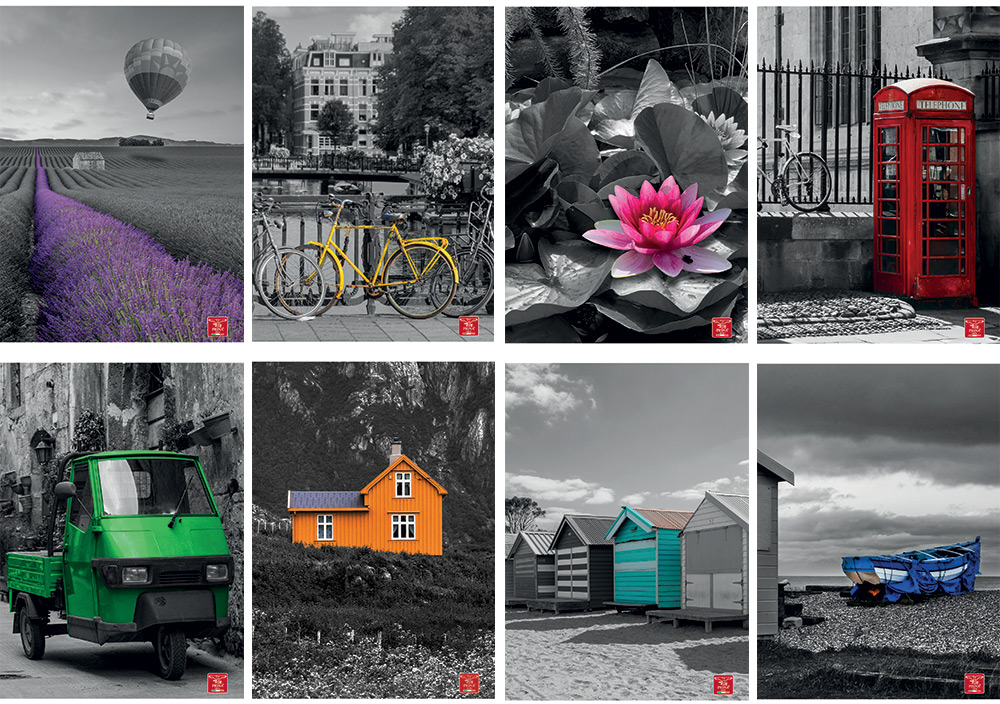 246366-EC Bilježnica A4/K Pigna A touch of Colors P10/60